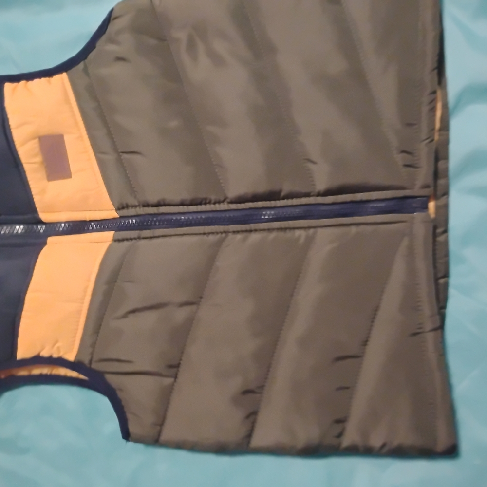 Eddie Bauer Kids Vest - Olive and Orange